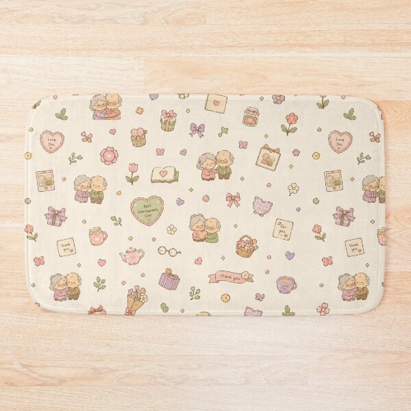 Item preview, A cute whimsical grandparent's day pattern designed and sold by ellinnur.