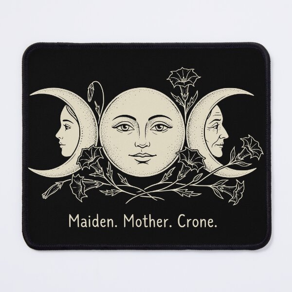 Item preview, Maiden Mother Crone Triple Moon Goddess designed and sold by Sekla-Studio.