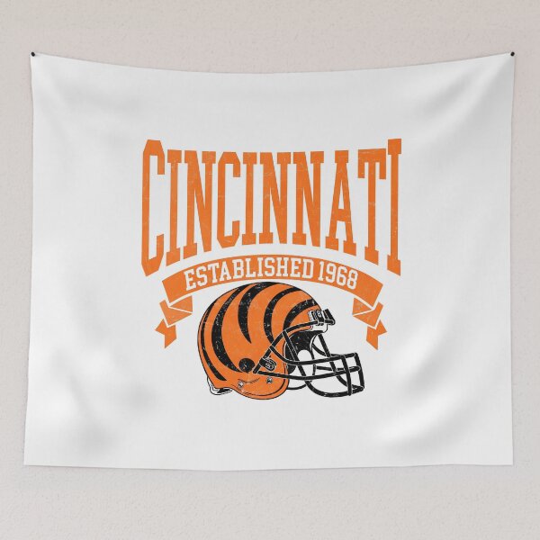 Item preview, Retro Cincinnati Established 1968 Football designed and sold by degasperis.