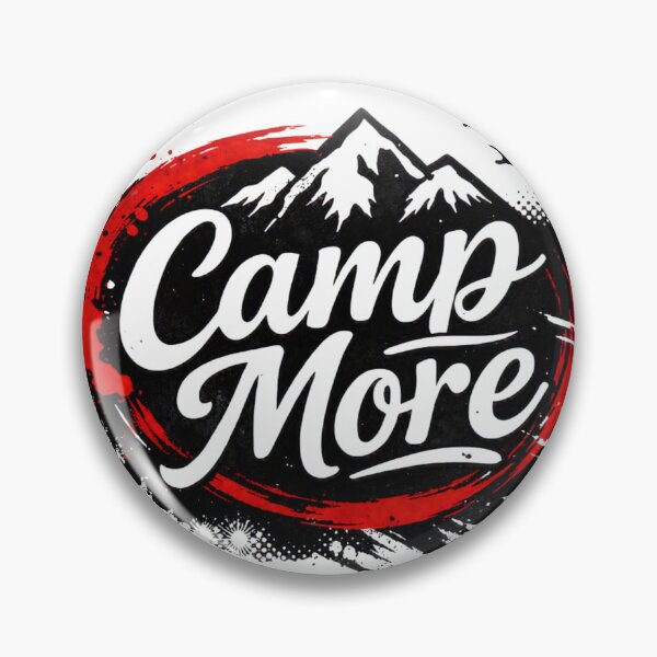 Item preview, Camp More Trash Polka Outdoor Design designed and sold by GabeMountainArt.