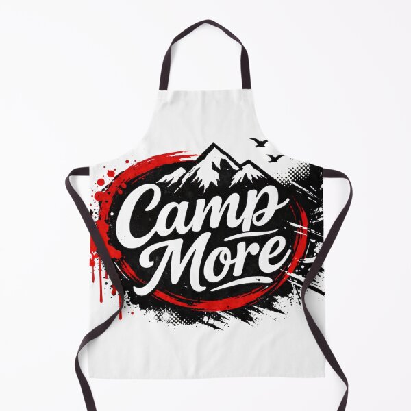 Item preview, Camp More Trash Polka Outdoor Design designed and sold by GabeMountainArt.
