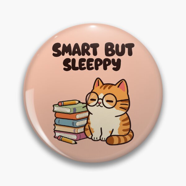 Item preview,  Smart But Sleepy Nerd Orage Cat T-shirt. designed and sold by Nuttajak.