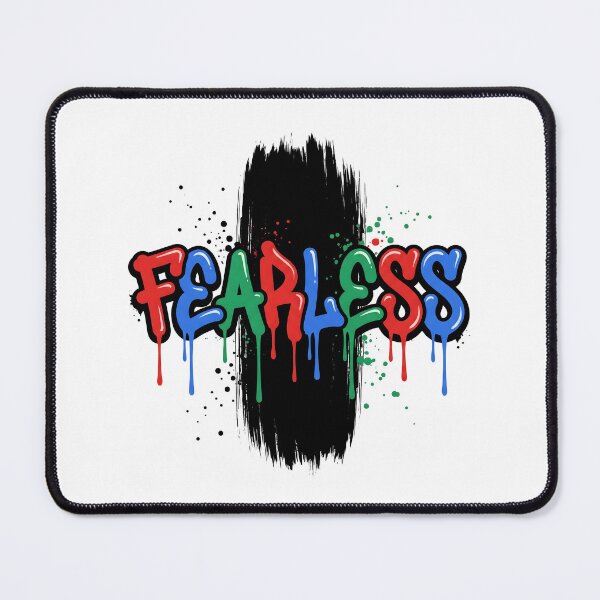 Item preview, Colorful Graffiti Fearless Typography Streetwear Design designed and sold by StickerNestYou.