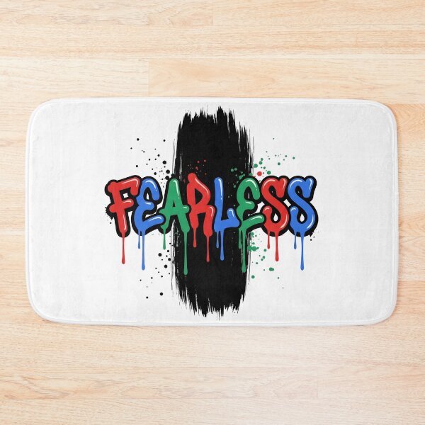 Item preview, Colorful Graffiti Fearless Typography Streetwear Design designed and sold by StickerNestYou.