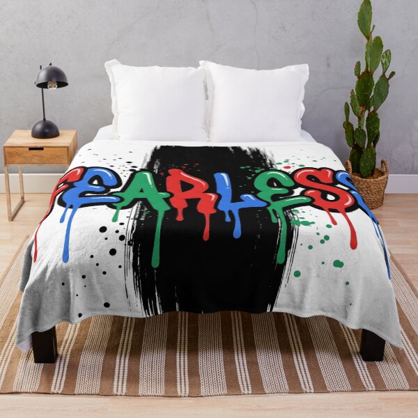 Item preview, Colorful Graffiti Fearless Typography Streetwear Design designed and sold by StickerNestYou.