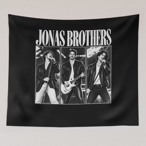 Aperçu de l'œuvre Jonas Brothers créée et vendue par EerieCanvas.