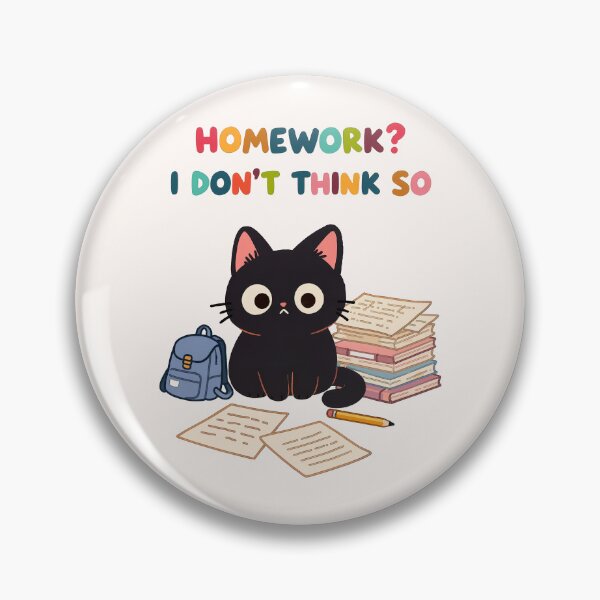 Item preview, Homework I Don't Think So Funny Cat T-shirt. designed and sold by Nuttajak.