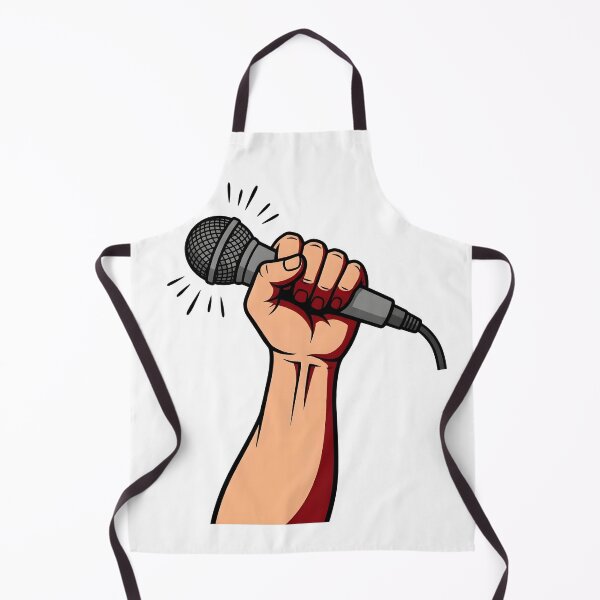 Item preview, Powerful Mic Fist Music Lover Streetwear Graphic designed and sold by StickerNestYou.