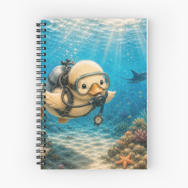 Item preview, Scuba Duck Underwater Ocean Adventure designed and sold by dreamybyana.