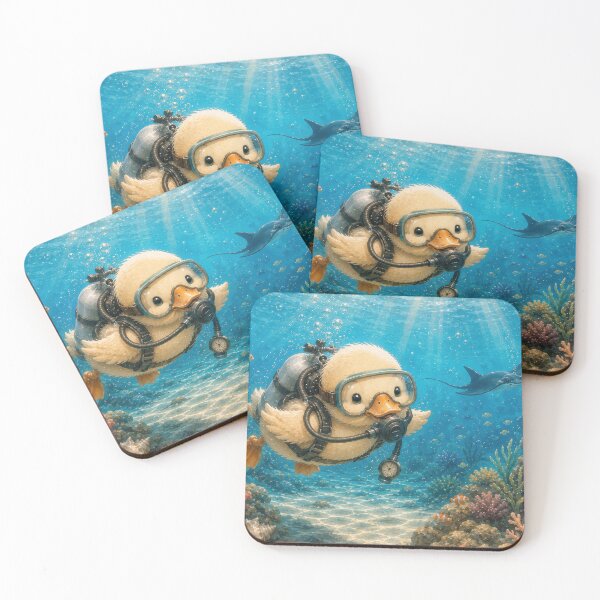 Item preview, Scuba Duck Underwater Ocean Adventure designed and sold by dreamybyana.