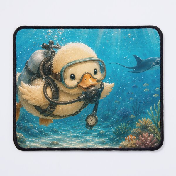 Item preview, Scuba Duck Underwater Ocean Adventure designed and sold by dreamybyana.