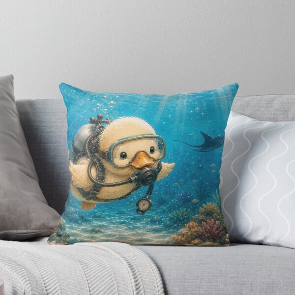 Item preview, Scuba Duck Underwater Ocean Adventure designed and sold by dreamybyana.