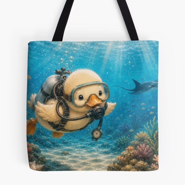 Item preview, Scuba Duck Underwater Ocean Adventure designed and sold by dreamybyana.