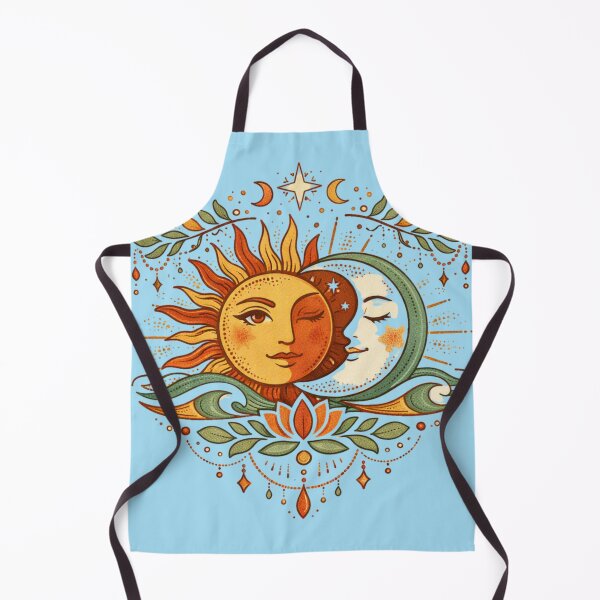 Item preview, Celestial Sun and Moon Ocean Waves designed and sold by Navarro-Vintage.