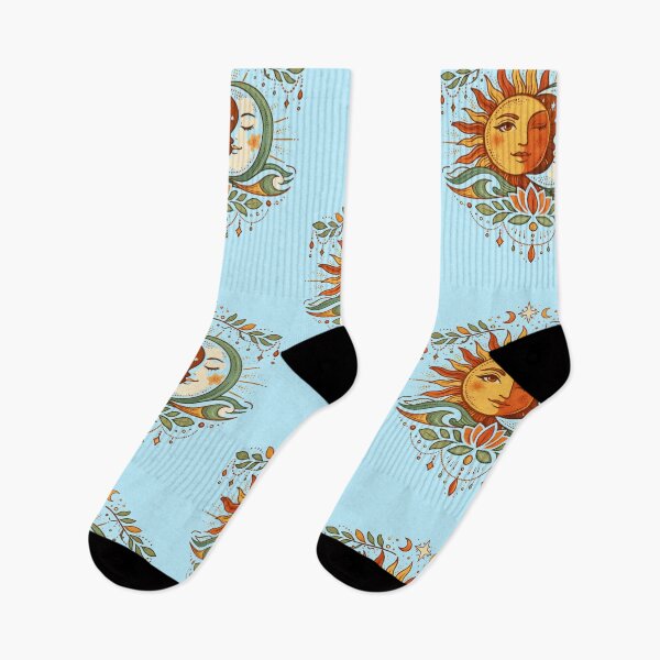 Item preview, Celestial Sun and Moon Ocean Waves designed and sold by Navarro-Vintage.