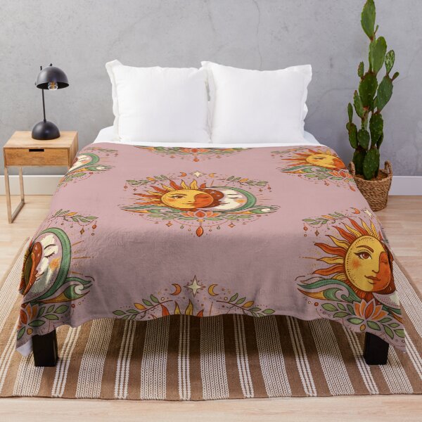 Item preview, Celestial Sun and Moon Ocean Waves designed and sold by Navarro-Vintage.