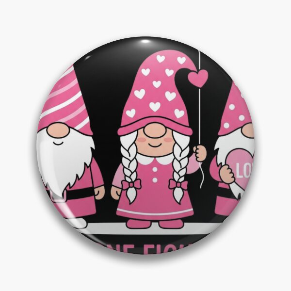 Item preview, Gnome One Fights Alone Breast Cancer Awareness Warrior Survivor Supporter  designed and sold by w66aboo.