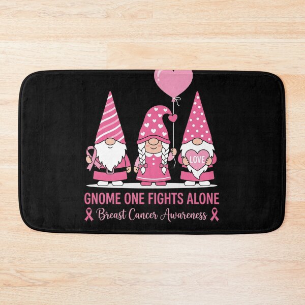 Item preview, Gnome One Fights Alone Breast Cancer Awareness Warrior Survivor Supporter  designed and sold by w66aboo.
