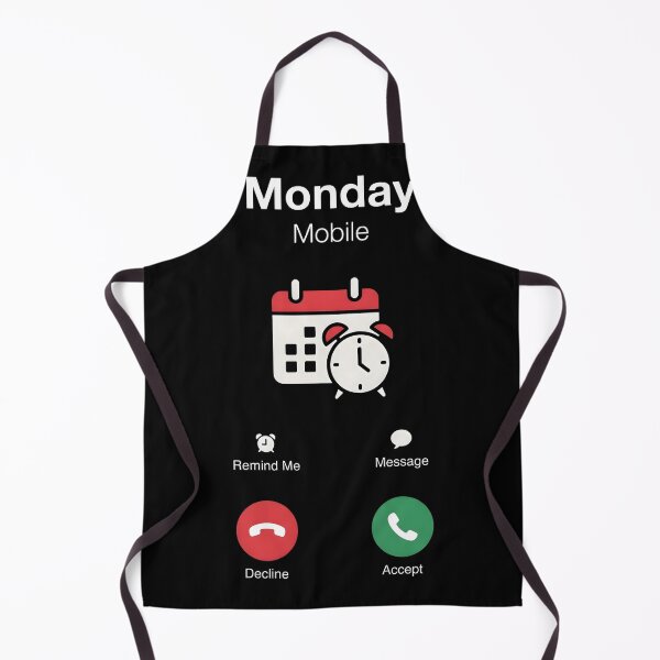 Item preview, Monday Mobile Funny Phone Reminder Call Graphic designed and sold by StickerNestYou.
