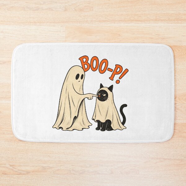 Item preview, Boo-P Ghost Cat Funny Halloween Black Cat Spooky Season designed and sold by LASTIQUE-dd.