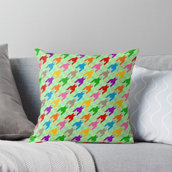 Item preview, Colorful Houndstooth Plaid Check Light Green  designed and sold by PatternTitan.