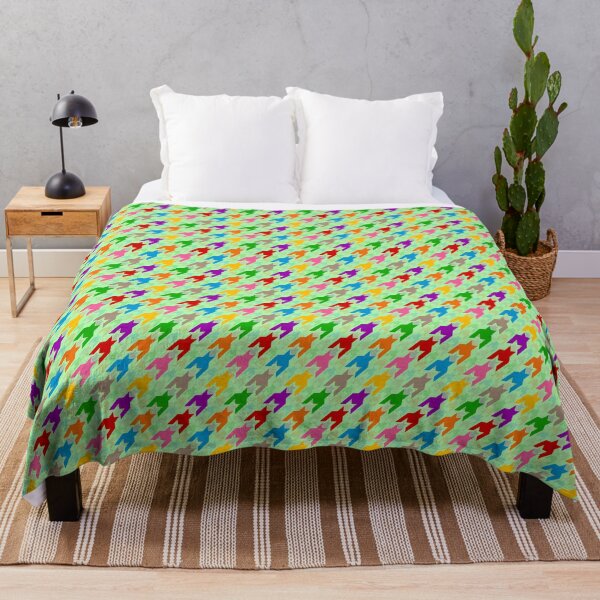 Item preview, Colorful Houndstooth Plaid Check Light Green designed and sold by PatternTitan.