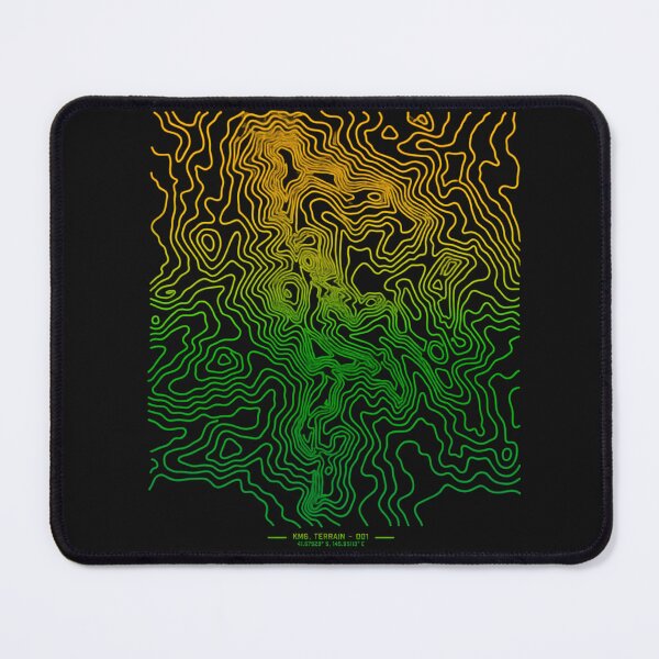 Item preview, KM6 Terrain 001 - Mystery Contour Art designed and sold by KissMy6 Industries.