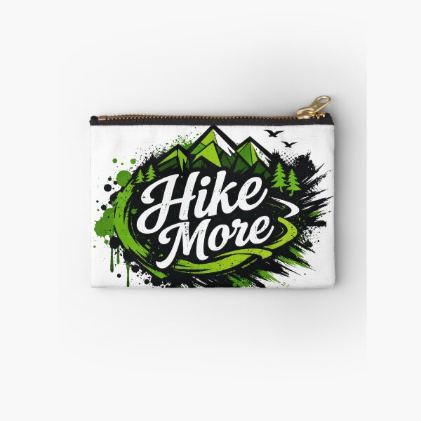 Item preview, Hike More Trash Polka Mountain Design designed and sold by GabeMountainArt.