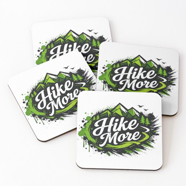 Item preview, Hike More Trash Polka Mountain Design designed and sold by GabeMountainArt.