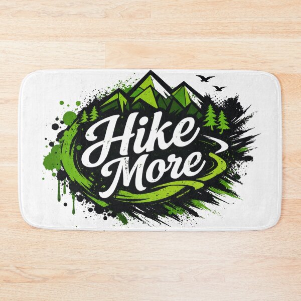 Item preview, Hike More Trash Polka Mountain Design designed and sold by GabeMountainArt.