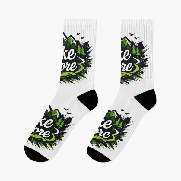 Item preview, Hike More Trash Polka Mountain Design designed and sold by GabeMountainArt.