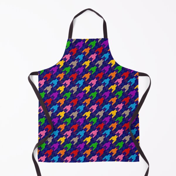 Item preview, Colorful Houndstooth Plaid Check Navy Blue designed and sold by PatternTitan.