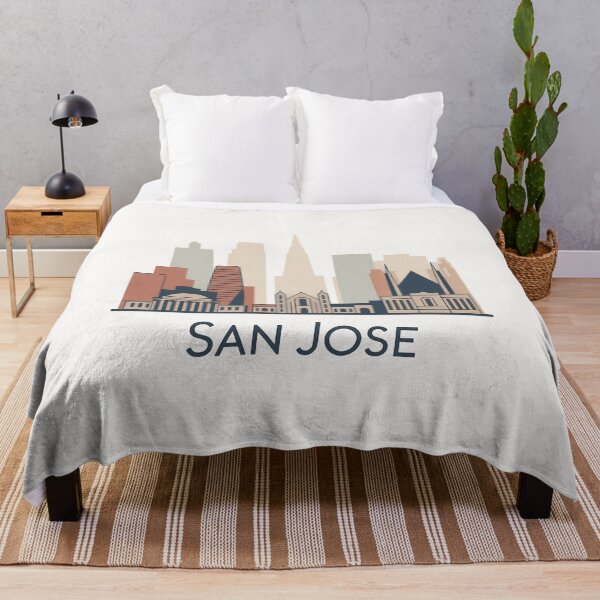 Item preview, San Jose Skyline Silhouette Design - Retro Gift for Travel Lover designed and sold by MoonSkyArt.