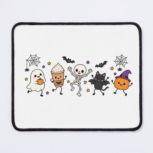 Item preview, Cute Halloween Doodles Spooky Ghost Skeleton Pumpkin designed and sold by LASTIQUE-dd.