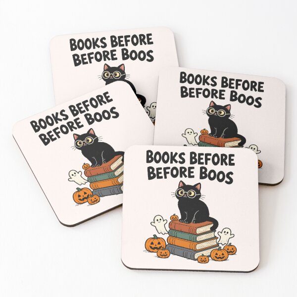 Item preview, Books Before Boos Halloween Book Cat T-shirt. designed and sold by Nuttajak.