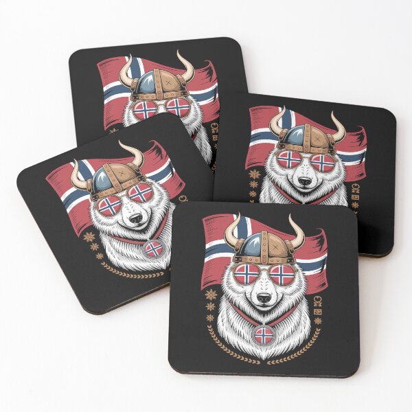 Item preview, Wolf with Viking Helmet and Flag designed and sold by jkrphoto.