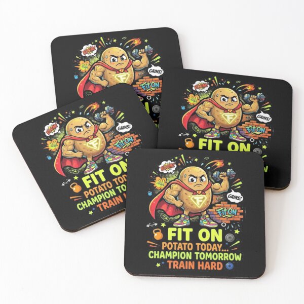 Item preview, FIT ON Gym Potato – Funny Strong Potato Fitness Workout T-Shirt designed and sold by Fit On.