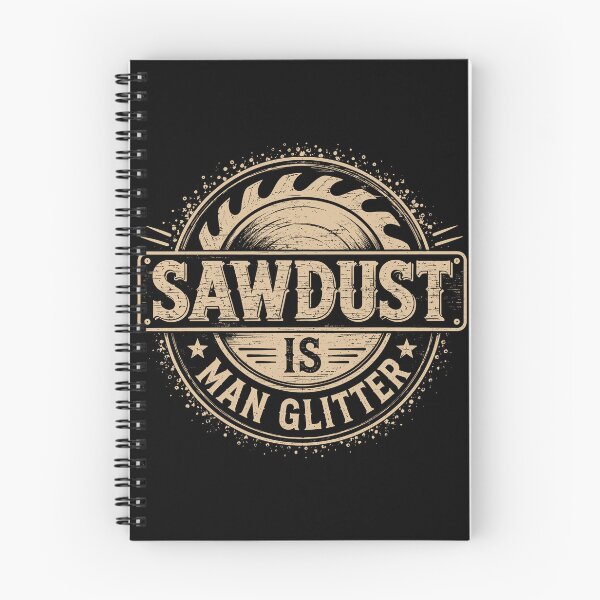 Item preview, Sawdust Is Man Glitter Funny Woodwork Humor designed and sold by gordonbwyashop.