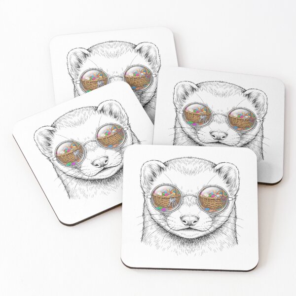 Item preview, Ferret Treasure Stash Sunglasses Reflection designed and sold by Bad-Decisions-Designs.