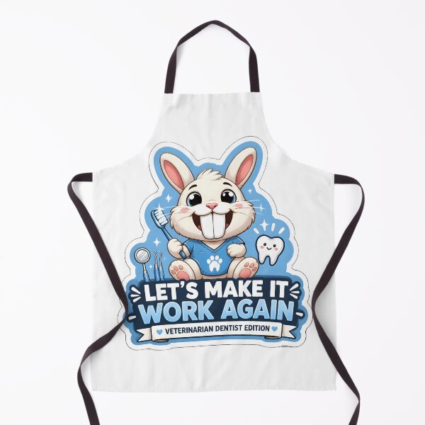 Item preview, Let’s Make It Work Again – Veterinary Dentist Bunny designed and sold by Bettybee00.