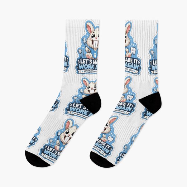 Item preview, Let’s Make It Work Again – Veterinary Dentist Bunny designed and sold by Bettybee00.