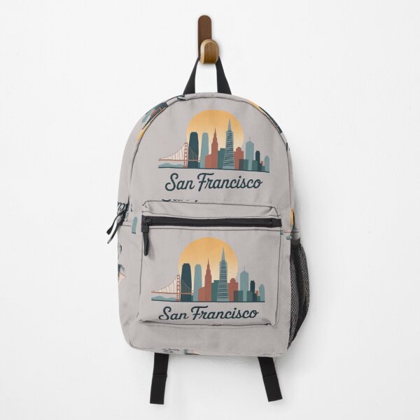 Item preview, Los Angeles Skyline Silhouette Design - Retro Gift for Travel Lover designed and sold by MoonSkyArt.
