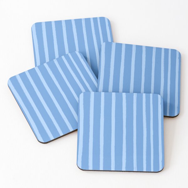 Item preview, Blue Brush Stroke Stripes Pattern designed and sold by OneThreeSix.