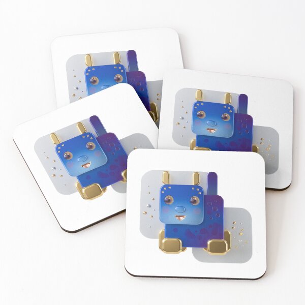 Artikelvorschau, Cubi & Friends – Metallic Softbot Edition entworfen und verkauft von Herzbaumatelier.