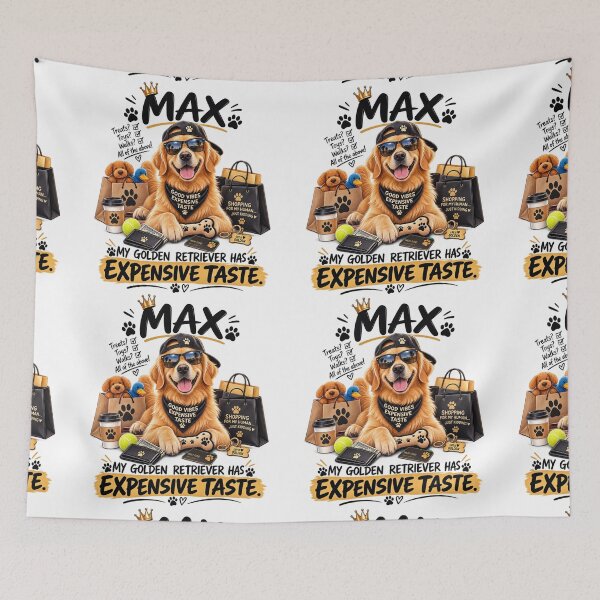 Item preview, Golden Retriever Expensive Taste Funny Dog Shirt designed and sold by FurryPrintLab-FurryPrintLabDesign.