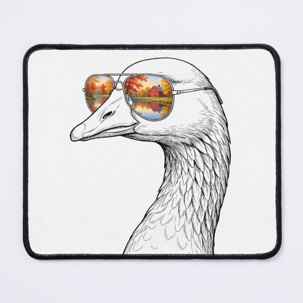 Artikelvorschau, Goose Autumn Lake Shades Reflection entworfen und verkauft von Bad-Decisions-Designs.