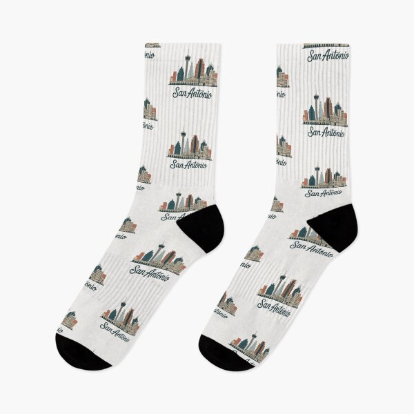 Item preview, San Antonio Skyline Silhouette Design - Retro Gift for Travel Lover designed and sold by MoonSkyArt.