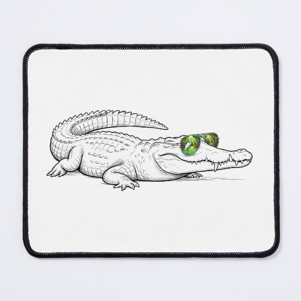 Item preview, Crocodile Swamp Egret Sunglasses Reflection designed and sold by Bad-Decisions-Designs.