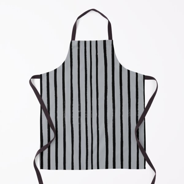 Item preview, Grey with Black Brush Stroke Stripes Pattern designed and sold by OneThreeSix.