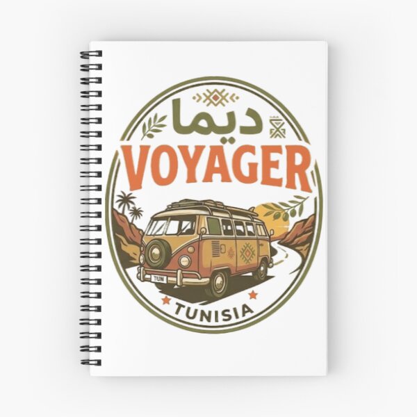 Item preview, Dima Voyager Tunisia - Retro Outdoor Travel Van Vintage Badge designed and sold by Salma.Store.